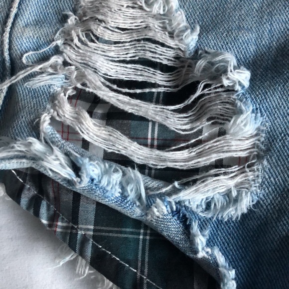 Forever 21 Jean Cut off Shorts size 26 High waisted - Picture 4 of 4